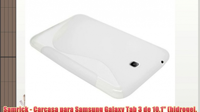 Samrick - Carcasa para Samsung Galaxy Tab 3 de 101 (hidrogel protector de pantalla gamuza de