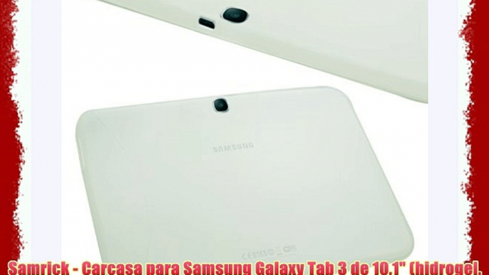 Samrick - Carcasa para Samsung Galaxy Tab 3 de 101 (hidrogel protector de pantalla gamuza de