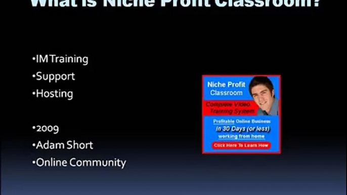 Niche Profit Classroom Review-  Is Niche Profit Classroom a Scam?