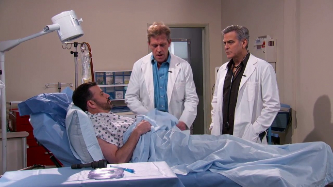 George Clooney parodie Urgences chez Jimmy Kimmel