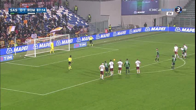 Berardi D. (Penalty missed) HD - Sassuolo 0-1 AS Roma - 02-01-2016