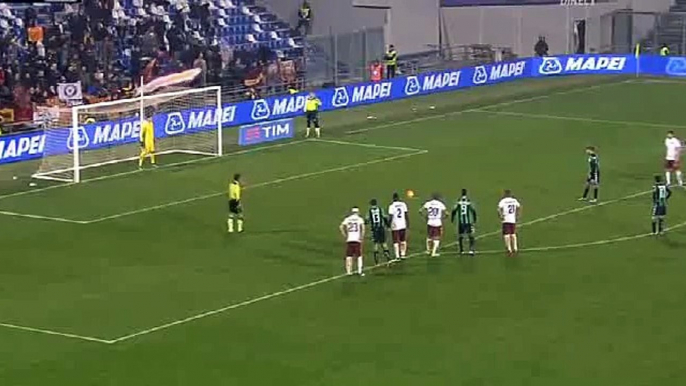 Berardi D. (Penalty missed) - Sassuolo 0-1 AS Roma - 02.02.2016