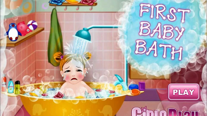 First Baby Bath gameplay for little girls # Watch Play Disney Games On YT Channel