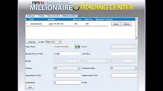 Ultimate Team Autobuyer and Autobidder   FIFA 15 Ultimate Team Millionaire Autobuyer   YouTube