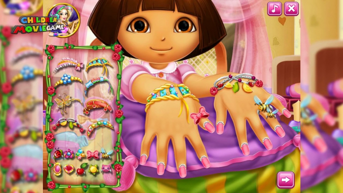 Dora The Explorer - Dora Nails Spa Game - Dora Games for Kids in English