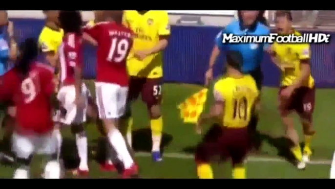 Football Fights-and Angry Moments ● ( Fights, Fouls, Dives-and Red cards) - Part 1