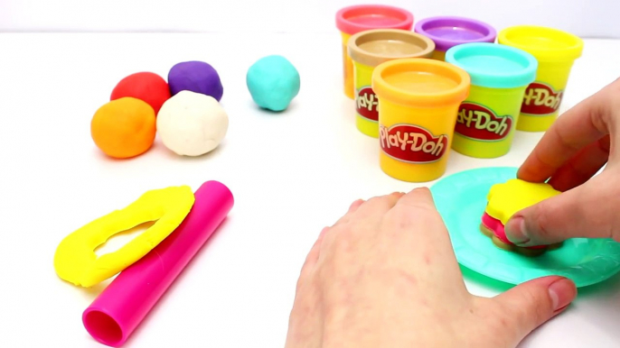 Oyun Hamuru ile Rengarenk Çiçek Pasta Yapımı, Play-Doh Şeker Kavanozu Oyun Seti