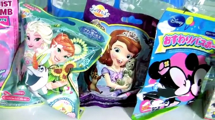 Disney Frozen Bath Bomb Surprise MyLittlePony Kinder Egg Disney TsumTsum ~ アナと雪の女王 バスボール びっくら？たまご