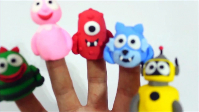 FINGER FAMILY SONG ♫ | Nursery Rhyme | Yo Gabba Gabba Finger Puppets