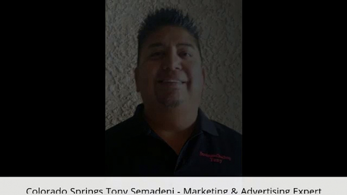 Colorado Springs Tony Semadeni - Local Business Marketing & Advertising Consultant