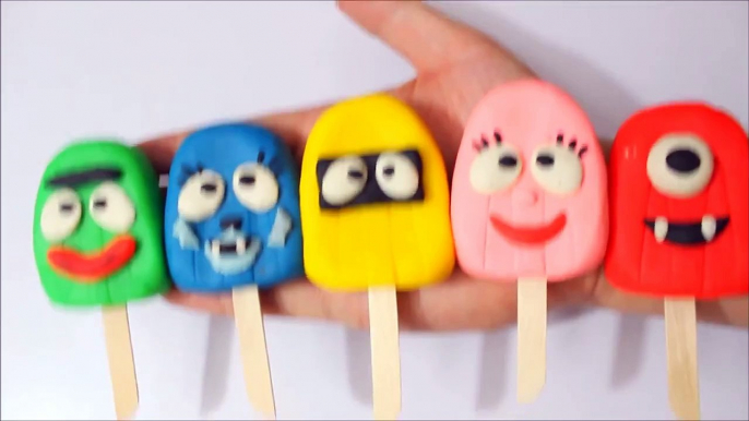 FINGER FAMILY SONG ♫ | Nursery Rhyme | Yo Gabba Gabba Ice pops