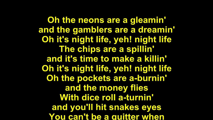 Elvis Presley – Night Life Lyrics