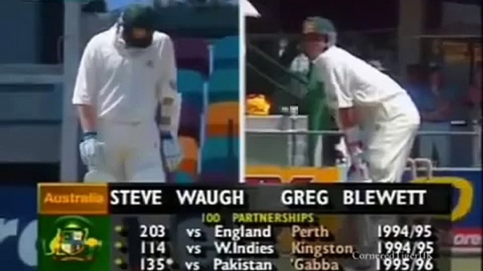 Classic Waqar Younis Favourite BUNNY Greg Blewett