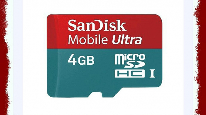 SanDisk Ultra - Tarjeta de memoria microSDHC de 4 GB con adaptador SD (Clase 6 UHS-I 30MB/s)