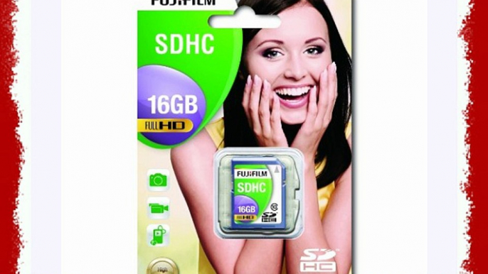 Fuji - Tarjeta de memoria SDHC Secure Digital High Capacity 16 GB clase 10