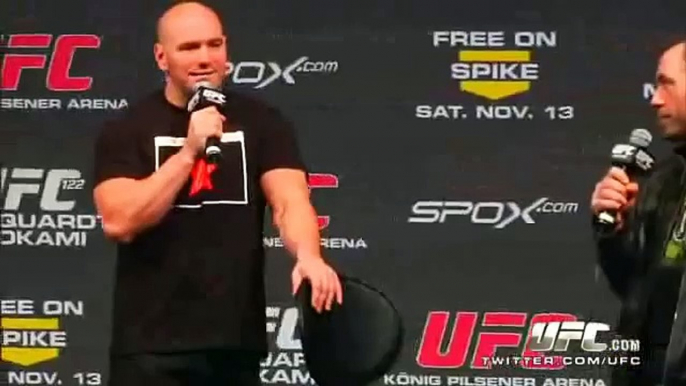 Joe Rogan get called a Bitch at UFC 122