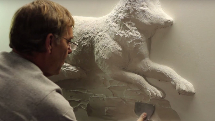 This Man's Drywall Sculptures Are AMAZING | What's Trending Now