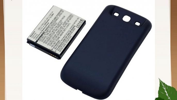 Bateria fat con tapa 3000 mah Samsung I9300 Galaxy S3 azul oscuro