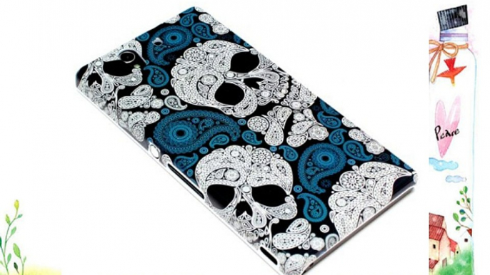 deinPhone AR-360095 - Carcasa para Sony Xperia Z diseño de calaveras y mándalas