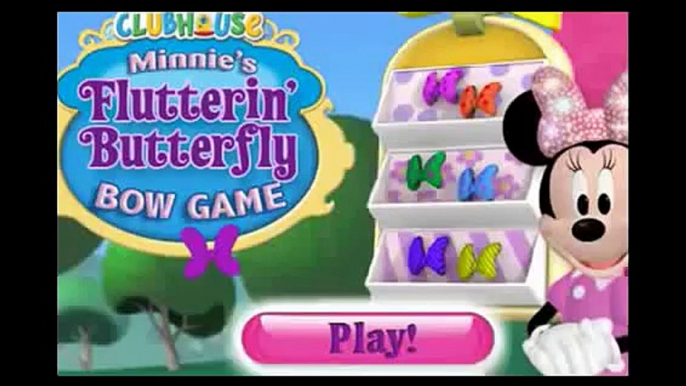 Mickey Mouse Clubhouse Minnies Flutterin Butterfly Bow Minnie Mouse Games