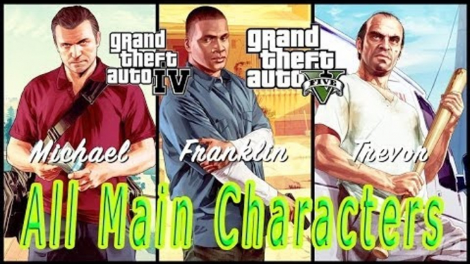 GRAND THEFT AUTO IV: GTA V All Main Characters New Pack