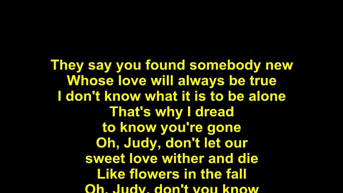 Elvis Presley – Judy Lyrics