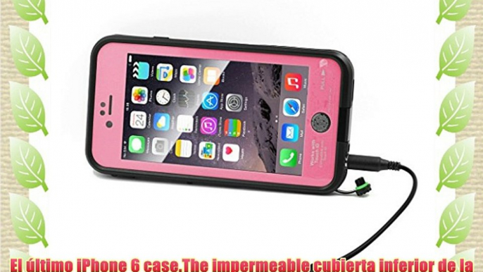 iPhone 6 Funda impermeable Eonfine Funda impermeable con reconocimiento de la huella táctil