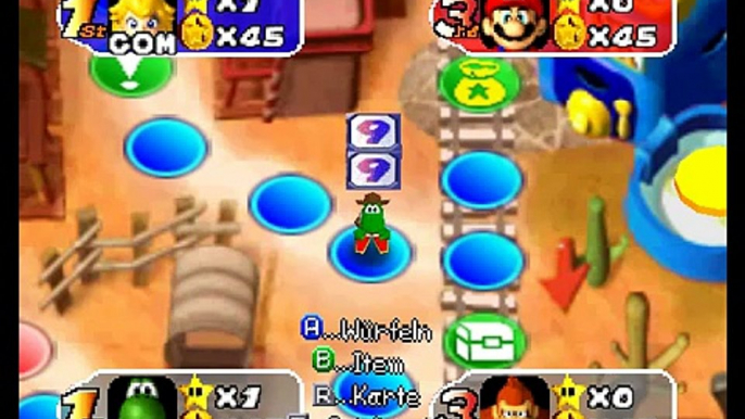 Lets Play Mario Party 2 - Part 3 - Wahrsagequiz lag falsch !