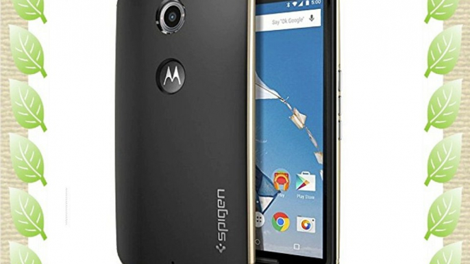 Spigen Neo Hybrid - Funda para Google Nexus 6 color champagne dorado