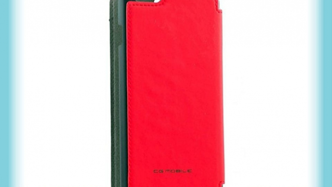 Ferrari FERR0008 Fiorani - Funda tipo libro para iPhone 6 Plus (piel sintética) color rojo