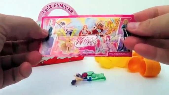 Kinder Surprise Eggs Unboxing Winx Club - kidstvsongs