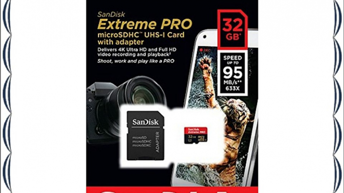 SanDisk Extreme Pro - Tarjeta de memoria MicroSD de 32 GB