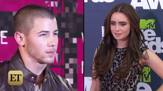 EXCLUSIVE: Watch Nick Jonas Adorably Avoid Addressing Dating Rumors With Lily Collins