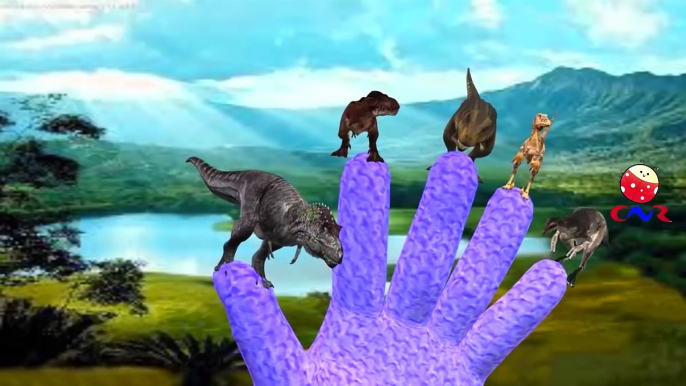 Finger Family Children Nursery Rhymes Dinosaurs Cartoons | Finger Family Rhymes for Childr