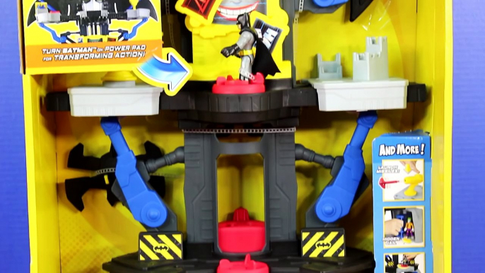 Imaginext Transforming Batcave With Batman & Joker Bane Riddler Try To Destroy Batcave