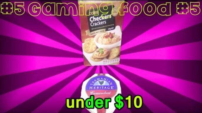Gaming food #5 Crackers and Cheese under $10