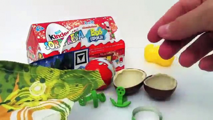 Kinder Surprise Eggs Unboxing Christmas Eggs toy gift - Kinder sorpresa huevo juguete rega