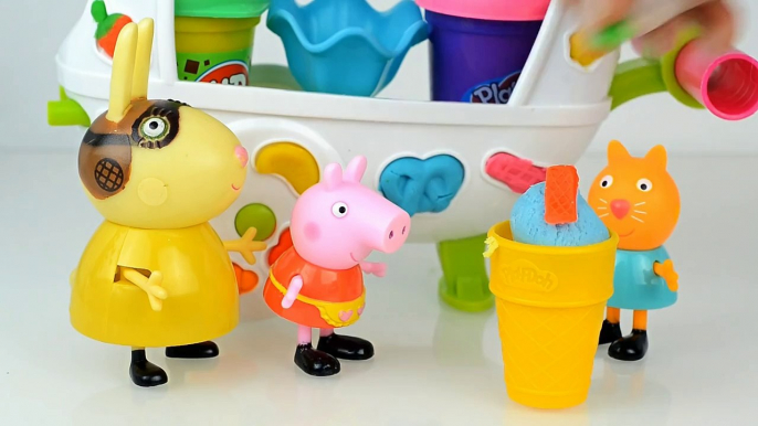 Peppa Pig garden Play doh Ice cream 2015 Peppa pig English episodes