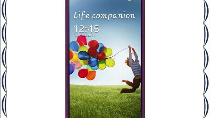 Amzer - Carcasa suave blanda de gel para Samsung Galaxy S4 color morado