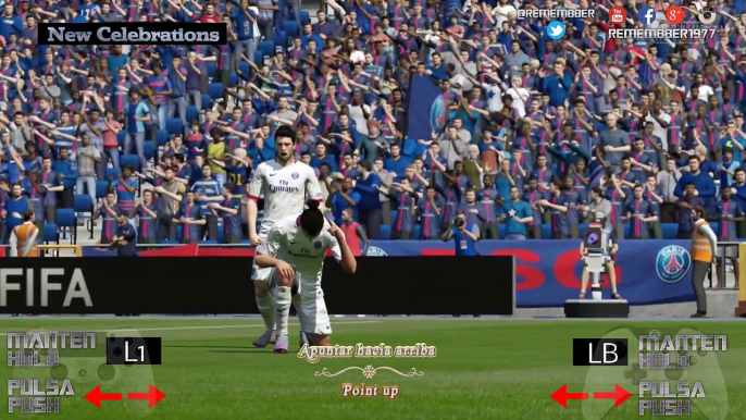 FIFA 16 - NEW CELEBRATIONS  NUEVAS CELEBRACIONES