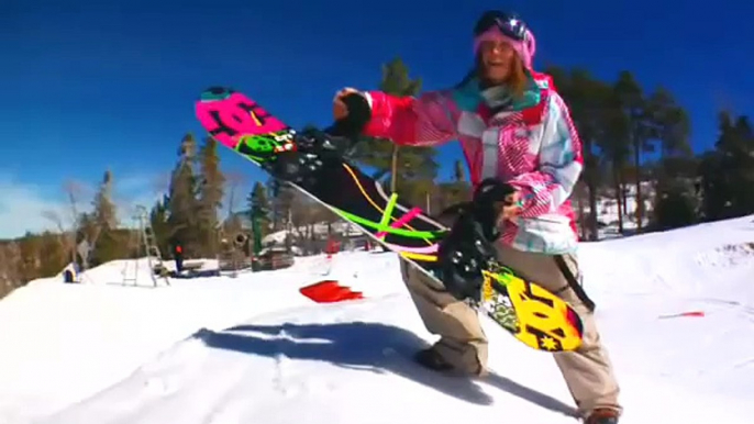 Snowboarding How To Backside 360 a jump with Kimmy Fasani - TransWorld SNOWboarding