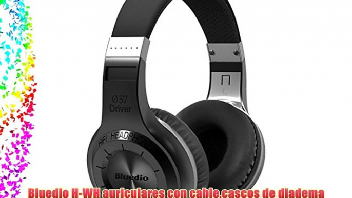 Bluedio H-WH auriculares con cablecascos de diadema cableable (sin bluetooth) /headphones headset