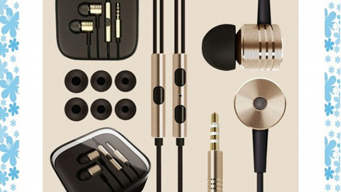 Xiaomi Piston 2 - Auriculares in-ear (con micrófono control remoto integrado) dorado