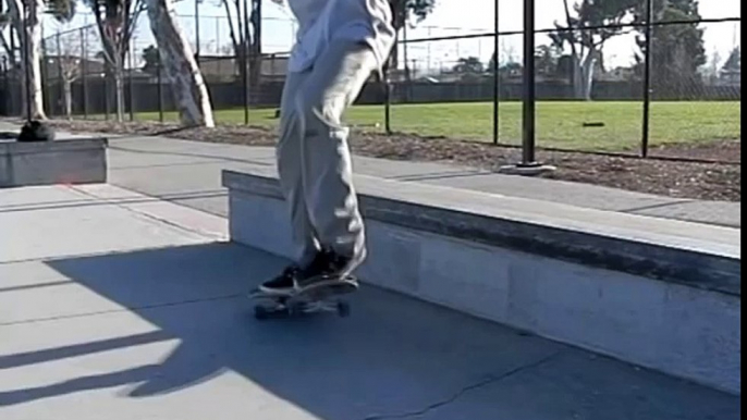 FAKIE FLIP BACK NOSE GRIND SLOW MOTION