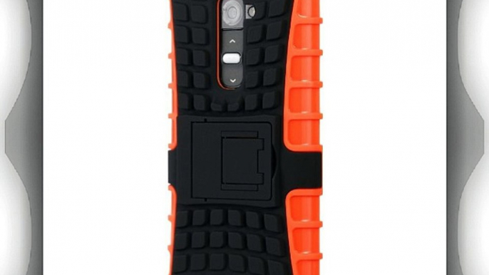 Cruzerlite Spi-Force Case for LG G2 Black - Orange