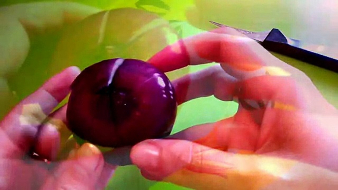 Цветок из красного лука! Flower of red onion! Украшения из овощей! Decoration of vegetables!