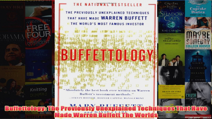 Download PDF  Buffettology The Previously Unexplained Techniques That Have Made Warren Buffett The FULL FREE