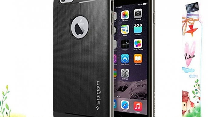 Spigen Funda para iPhone 6 Plus NEO HYBRID METAL - color Gris SGP11177