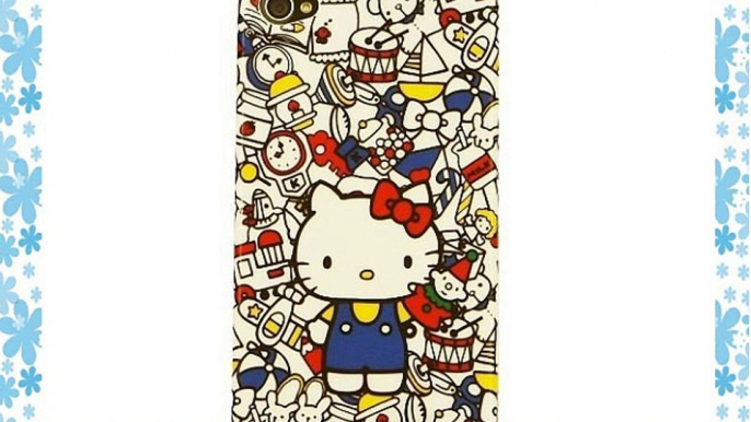 Hello-Kitty SAN-57KTC/TYPE C - Carcasa para iPhone 4 y 4S color blanco