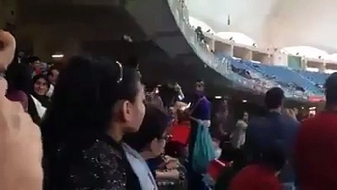 People Chanting Rangers, Rangers In Reply to MQM Supporters Slogans During Match